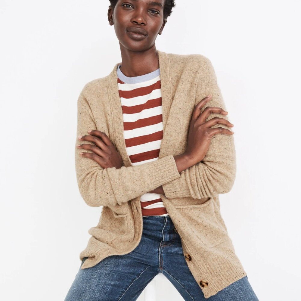 Madewell Donegal 100% Merino Wool Sweater - Size S